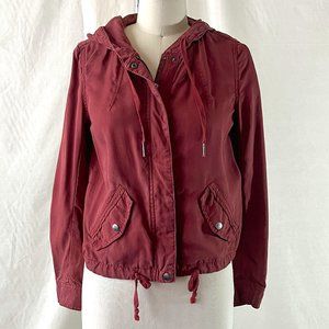 Red Hooded Jacket, Size 2